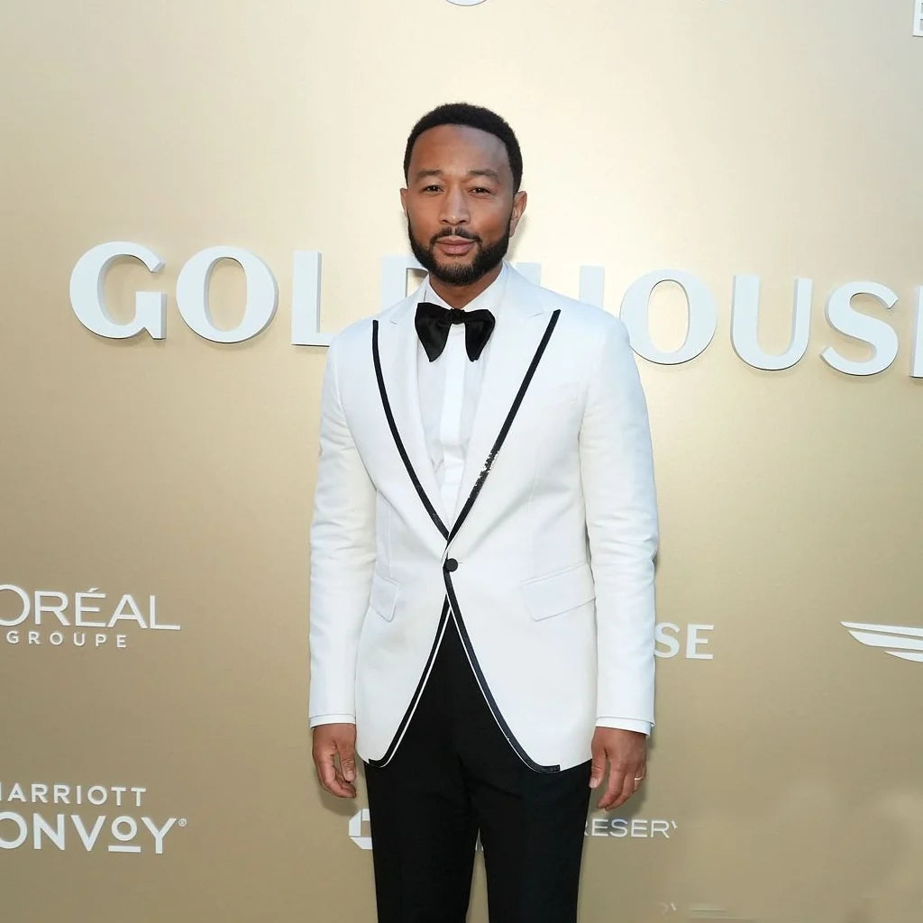 5th Annual Gold Gala John Legend White Blazer