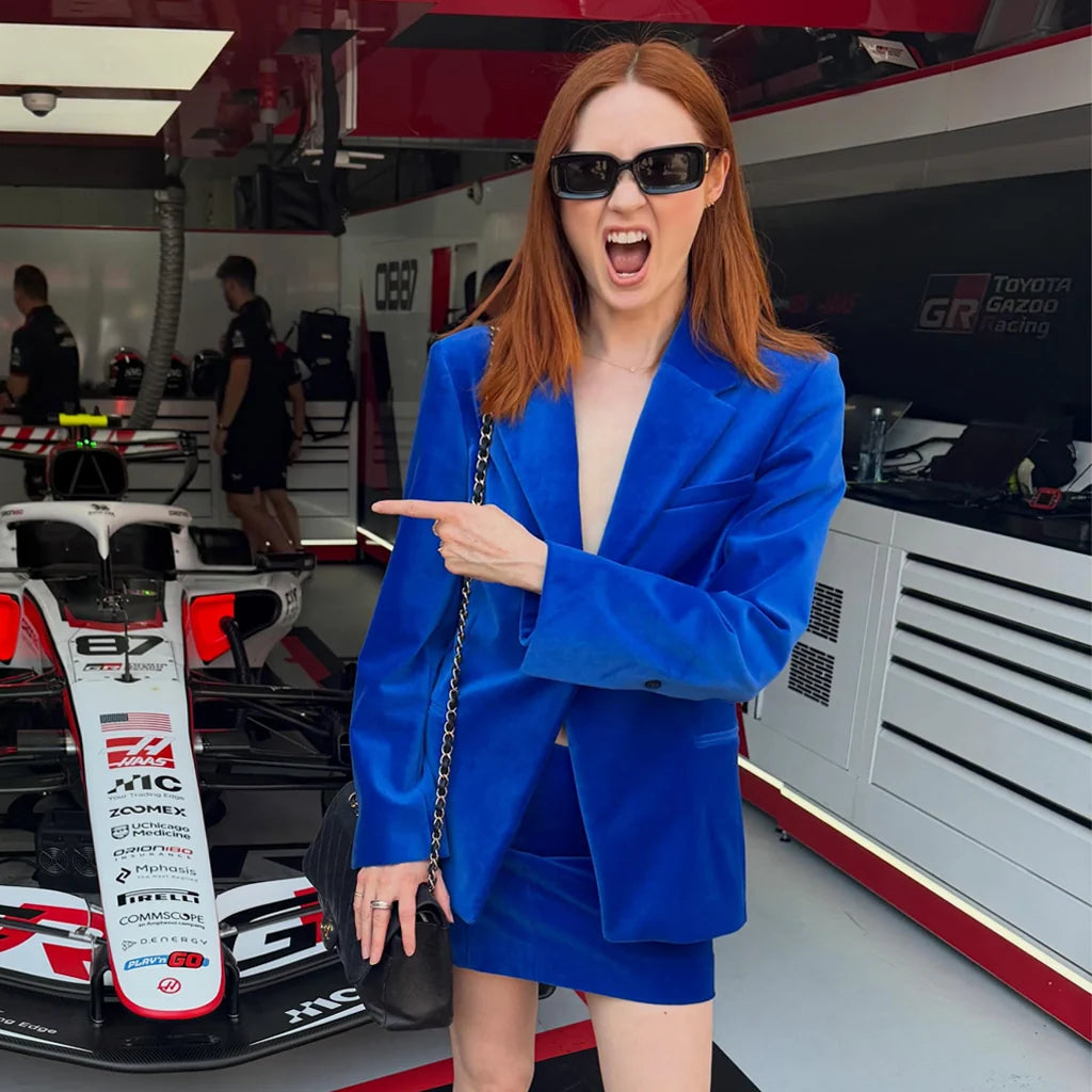 GP Monaco 2026 Karen Gillan Blazer