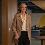 Helen Hunt Hacks S08 Suede Leather Jacket
