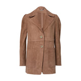 Helen Hunt Hacks S08 Suede Leather Jacket