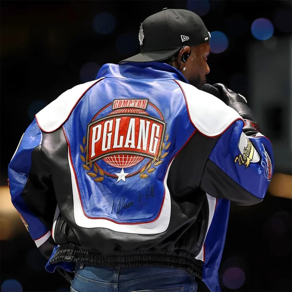 Kendrick Lamar Super Bowl 2026 Leather Jacket