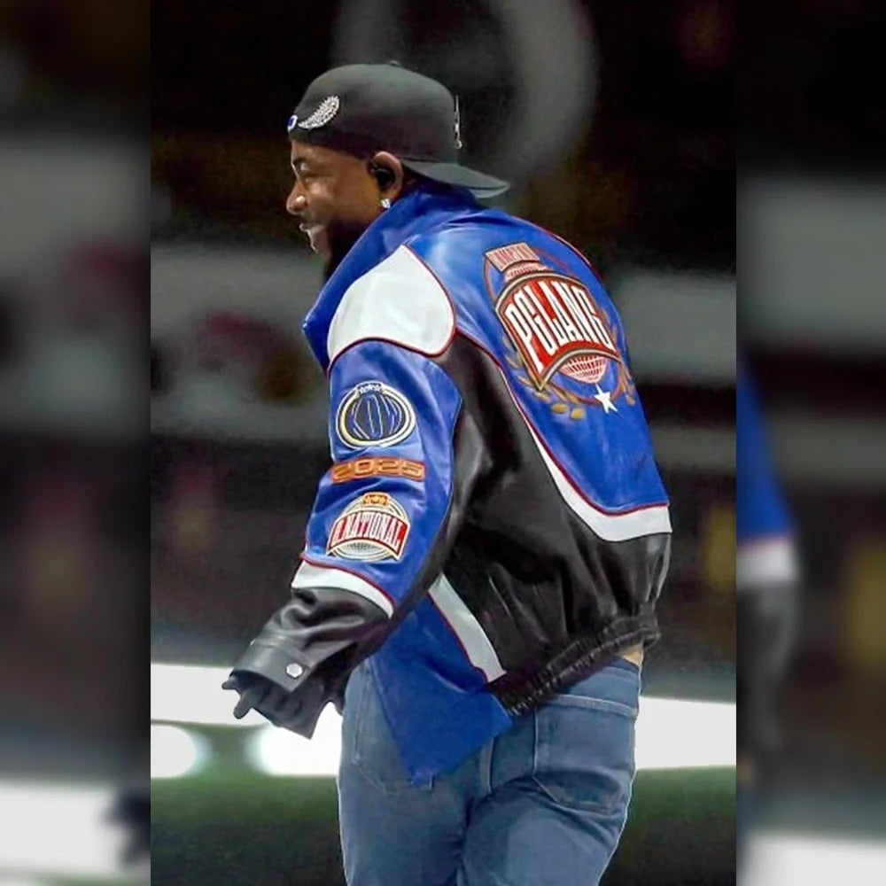 Kendrick Lamar Super Bowl 2026 Leather Jacket