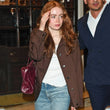 Harold Pinter Theatre 2026 Sadie Sink Brown Jacket