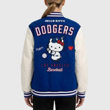 Hello Kitty Dodgers Varsity Jacket