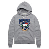 LA Dodgers Hello Kitty Grey Hoodie
