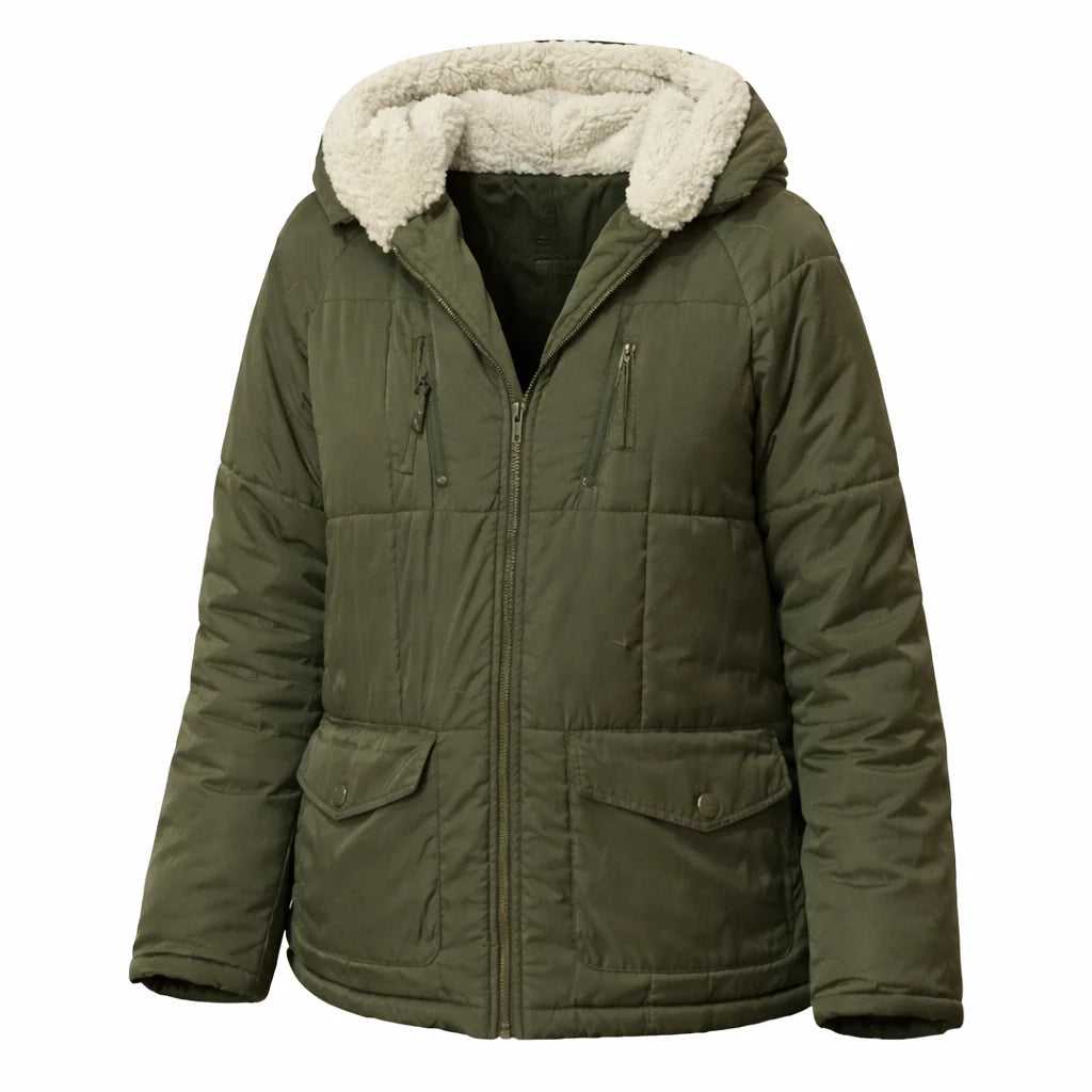 Host Erin Napier Home Town S10 Green Coat
