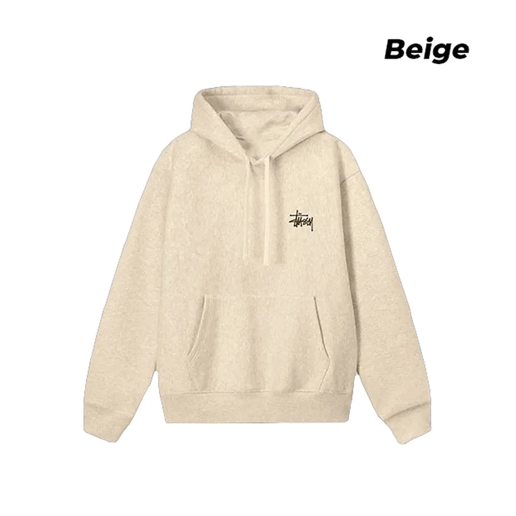 Slim Fit Basic Pullover Hoodie