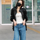 Airport Jun Ji Hyun Incheon Black Jacket
