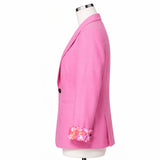 Ireland AM 2026 Muireann O’Connell Pink Blazer