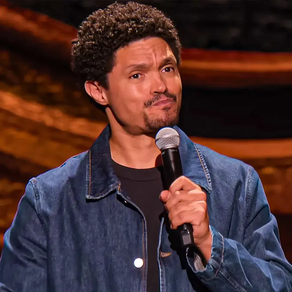 Trevor Noah joy in The Trenches Jacket