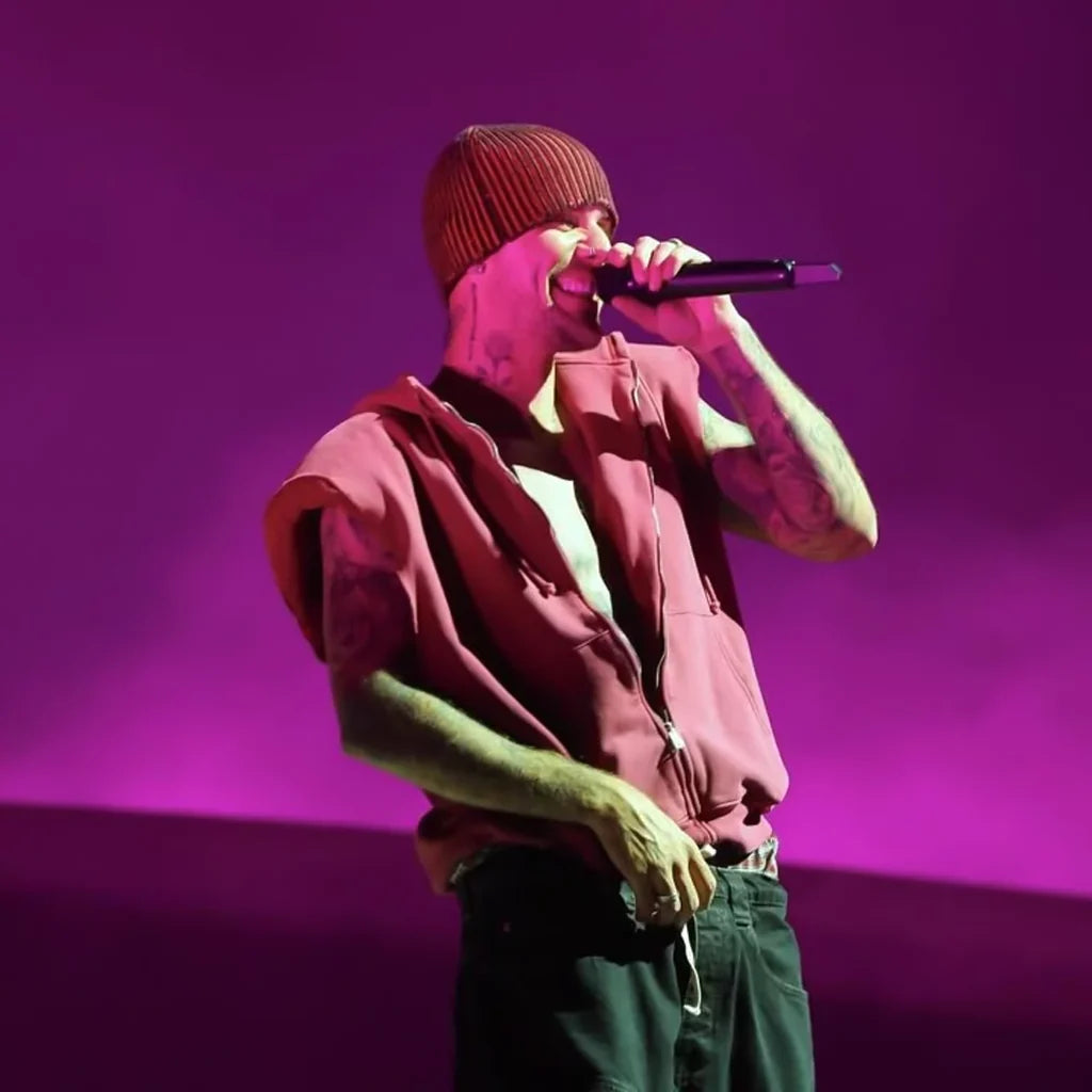 Coachella 2026 Justin Bieber Vest
