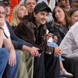 Philadelphia 76er Timothee Chalamet Brown Jacket