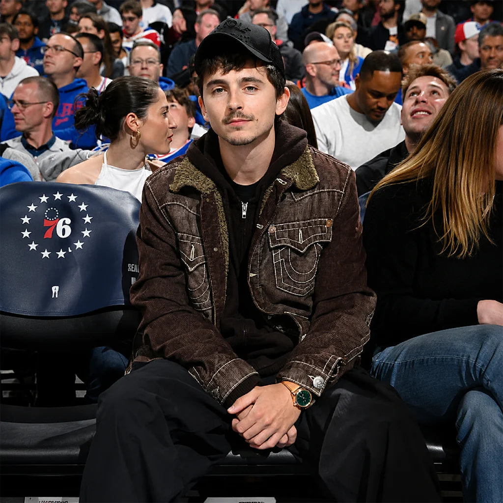 Philadelphia 76er Timothee Chalamet Brown Jacket