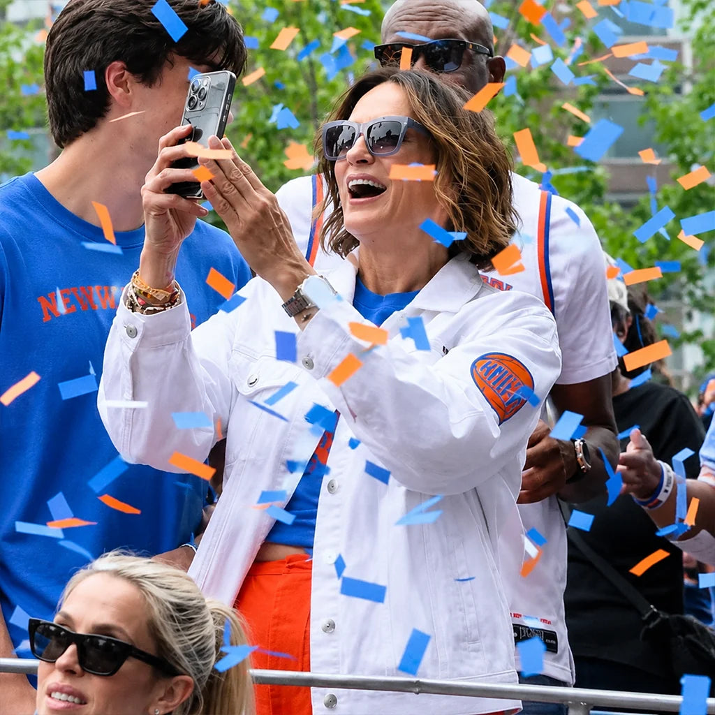 Mariska Hargitay Knicks Parade 2026 Jacket