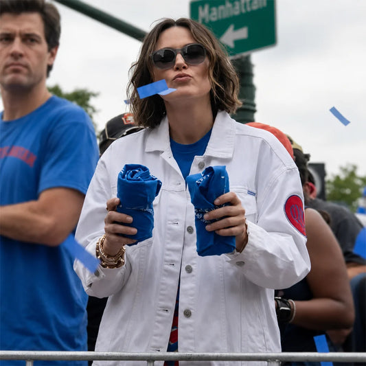 Mariska Hargitay Knicks Parade 2026 Jacket