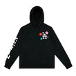 LA Dodgers Floral Black Hoodie