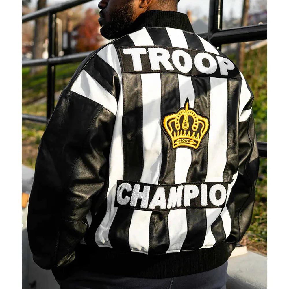LL Cool J Troop Leather Jacket