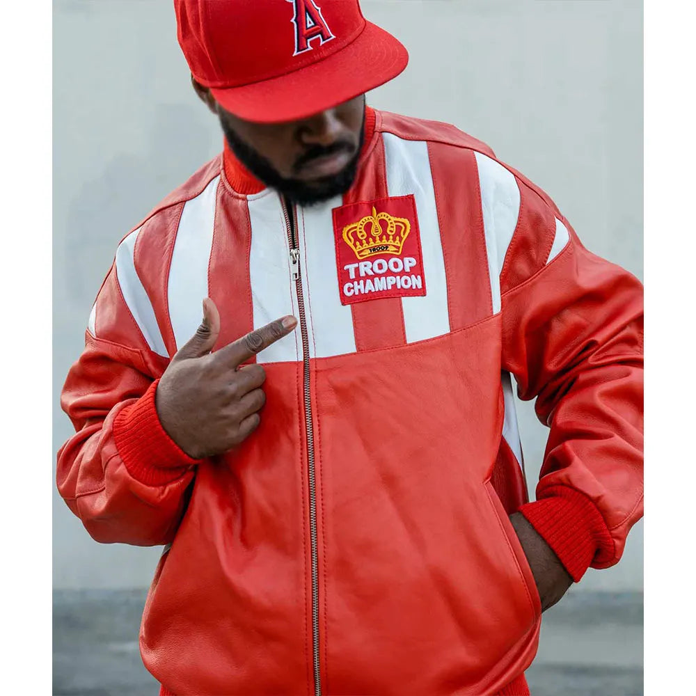 LL Cool J Troop Leather Jacket