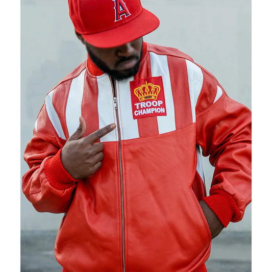 LL Cool J Troop Leather Jacket