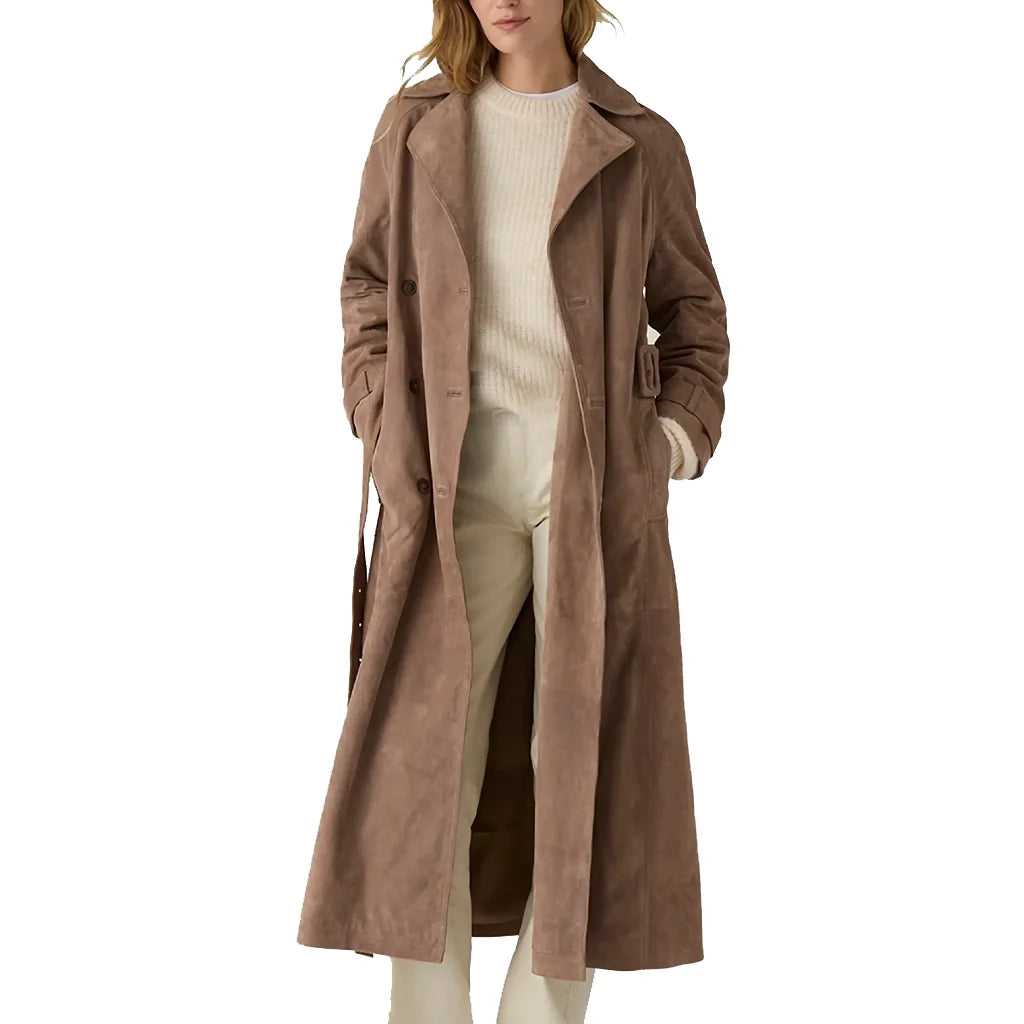 Law and Order SVU S27 Mariska Hargitay Brown Coat
