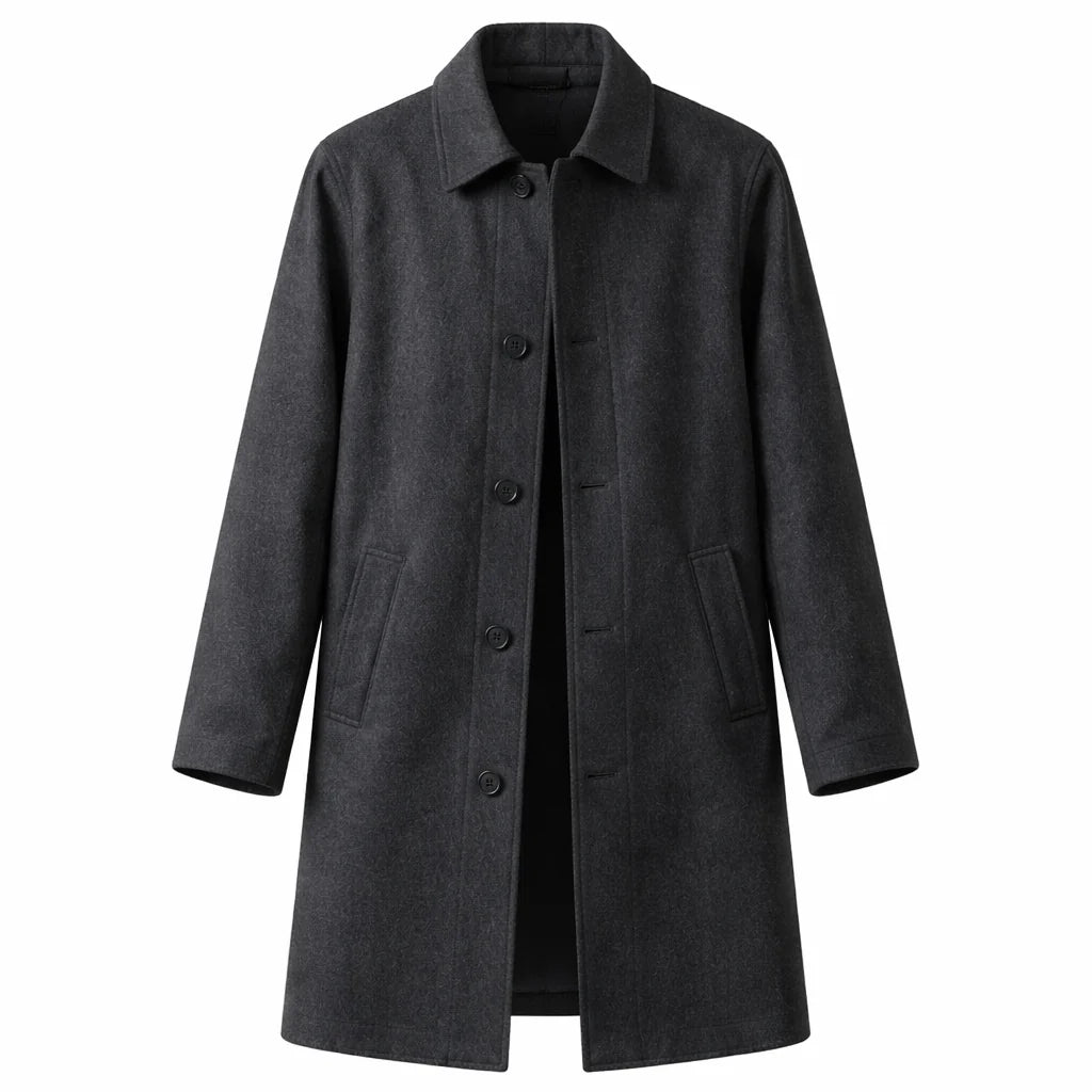 John Whalen Law and Order SVU S27 Grey Coat