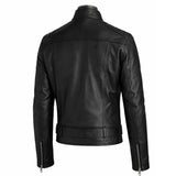 Modern Black Leather Jacket