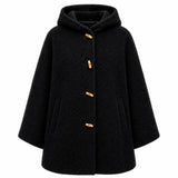 Liam Gallagher Black Hooded Coat