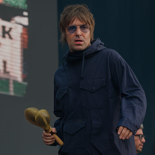 Oasis Reunion Liam Gallagher Blue Jacket