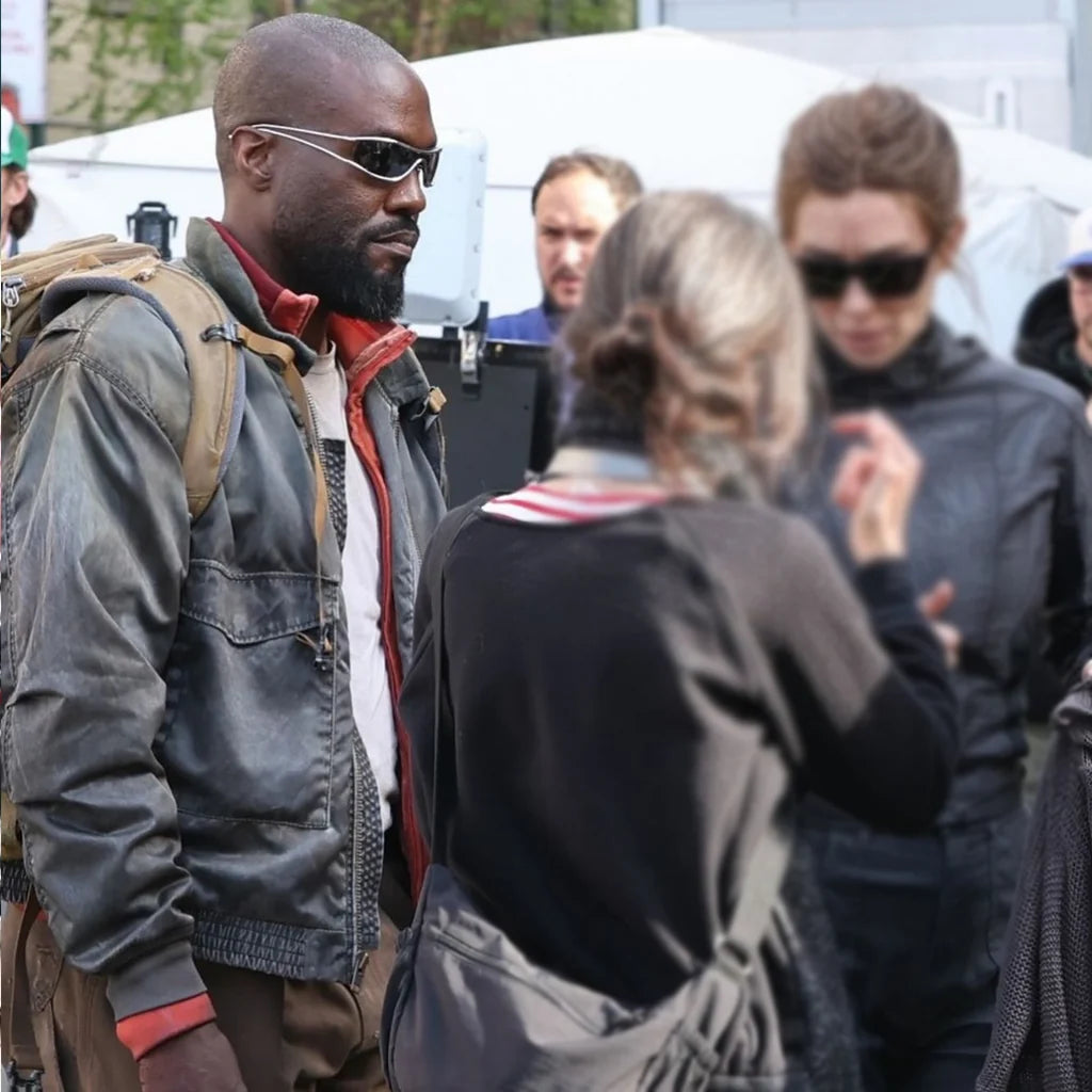Liminal Yahya Abdul-Mateen II Satin Jacket