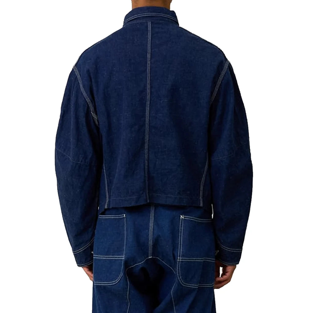 London 2026 Sebastian Stan Blue Jacket