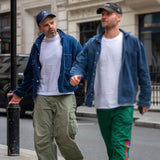 London 2026 Sebastian Stan Blue Jacket