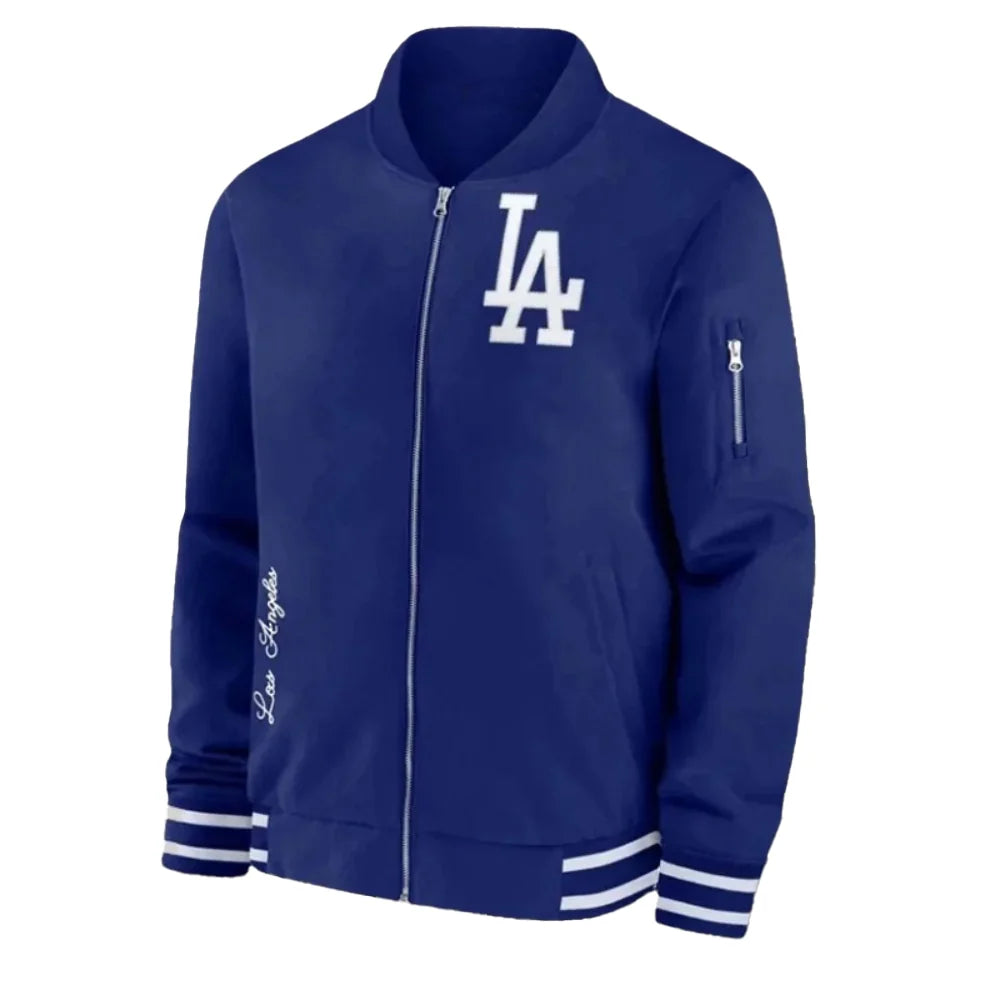 Los Angeles Dodgers Blue Bomber Jacket