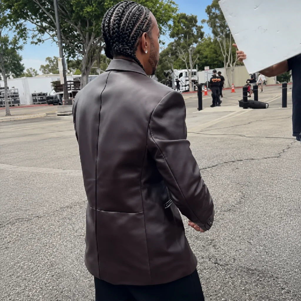 American Rapper Ludacris Leather Blazer