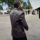 American Rapper Ludacris Leather Blazer