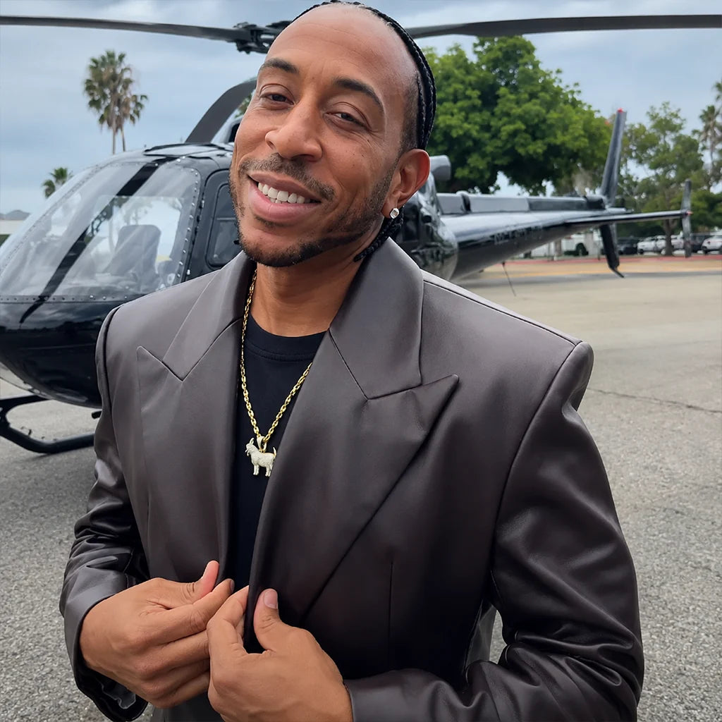 American Rapper Ludacris Leather Blazer