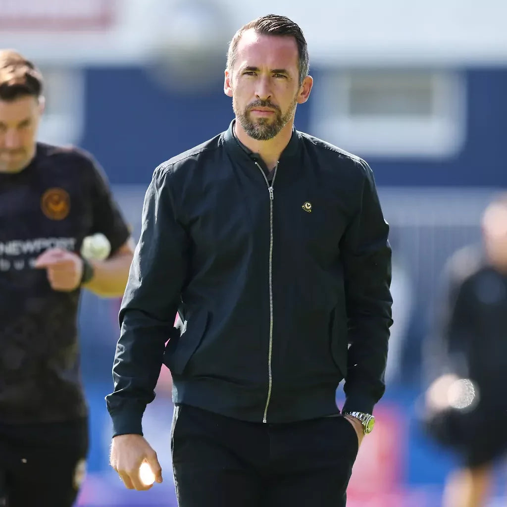 Christian Fuchs Newport County Black Jacket