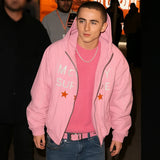 Marty Supreme Timothee Chalamet Pink Jacket