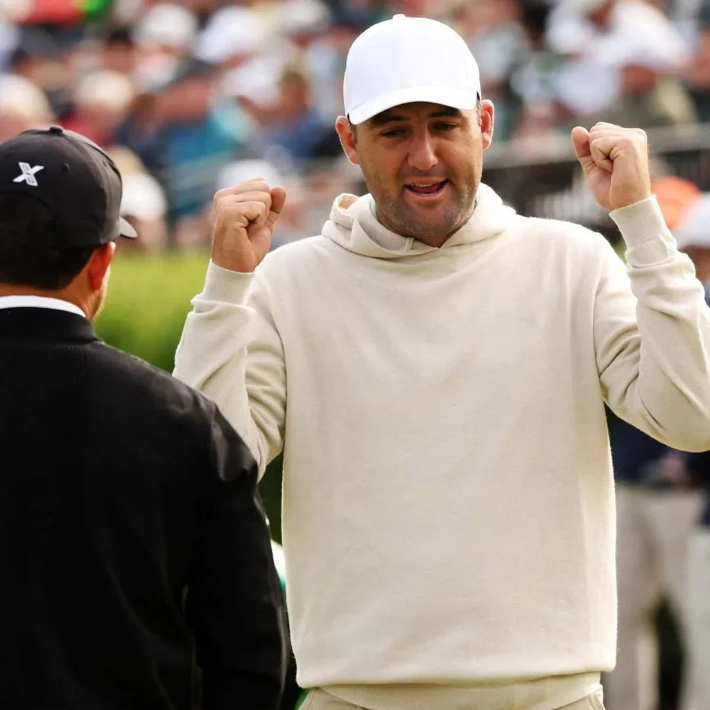 Master 2026 Scottie Scheffler Beige Hoodie