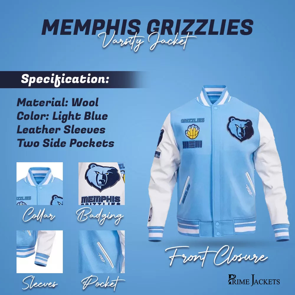 Memphis Grizzlies Letterman Jacket