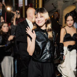 Met Gala Alysa Liu Black Coat