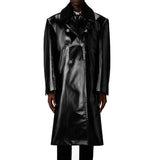 Met Gala 2026 Bill Skarsgård Leather Coat