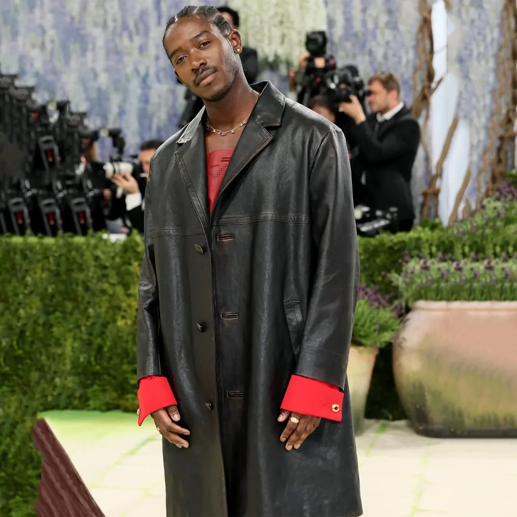 Met Gala Damson Black Coat
