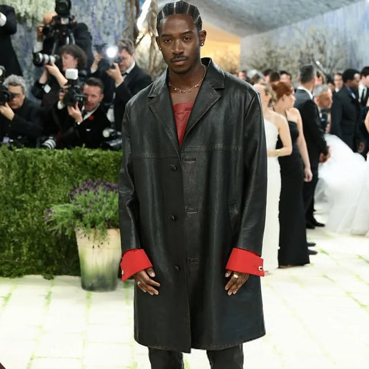 Met Gala Damson Black Coat