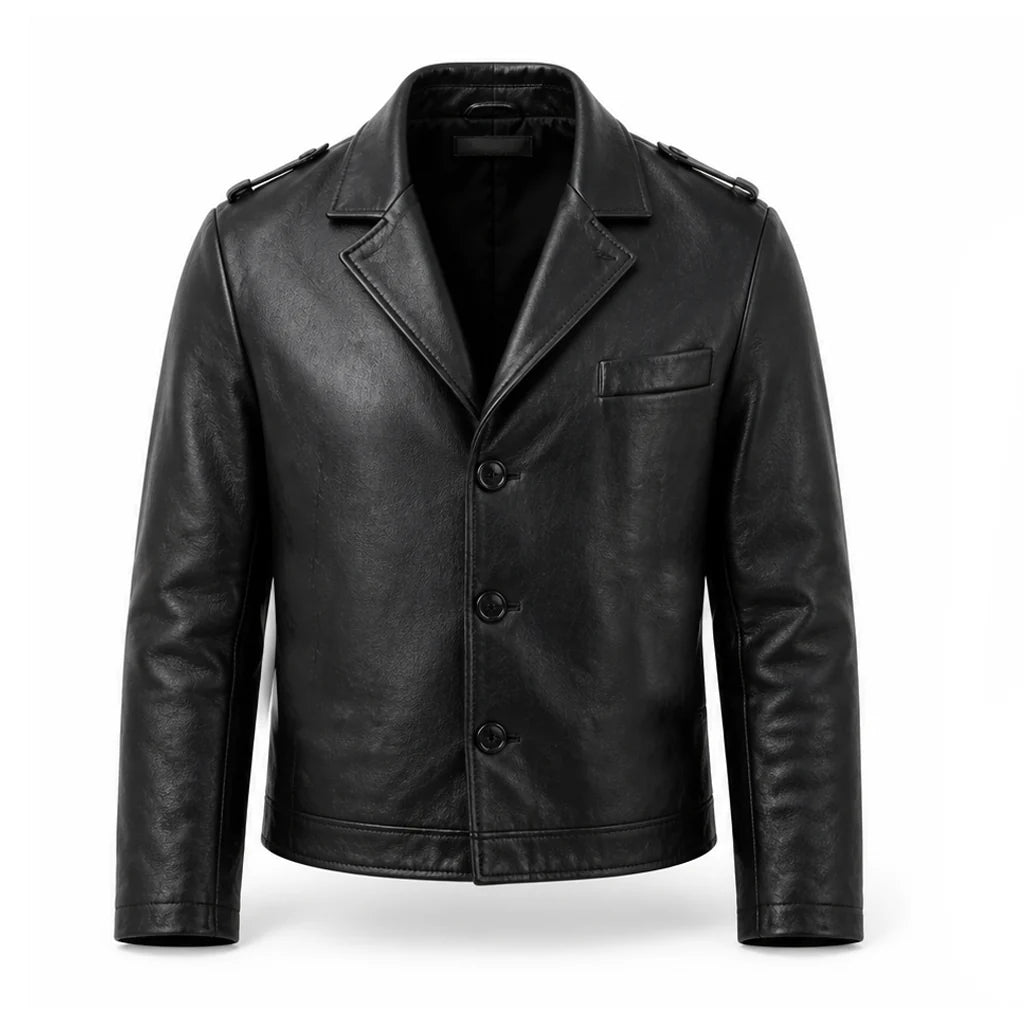 Met Gala Nicholas Hoult Leather Jacket
