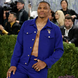 Russell Westbrook Met Gala Blue Jacket