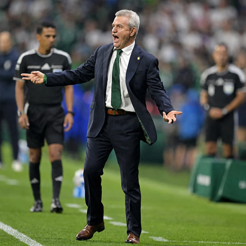 Mexican Manager Javier Aguirre Suit