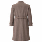 Kennedy S01 Michael Fassbender Brown Coat