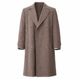Kennedy S01 Michael Fassbender Brown Coat