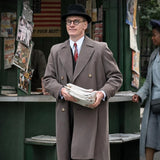 Kennedy S01 Michael Fassbender Brown Coat