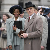 Kennedy S01 Michael Fassbender Brown Coat